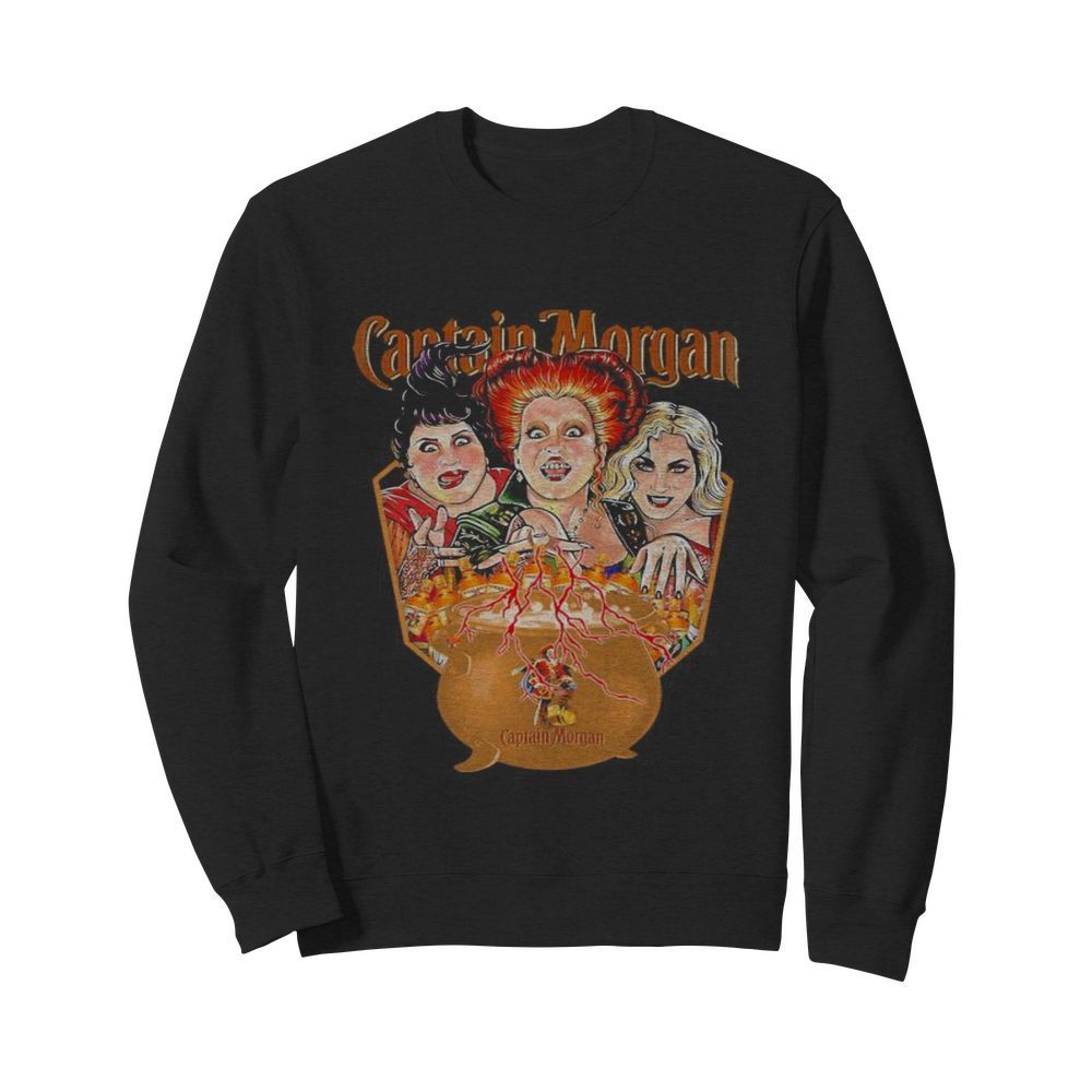 Halloween hocus pocus witch captain morgan  Unisex Sweatshirt