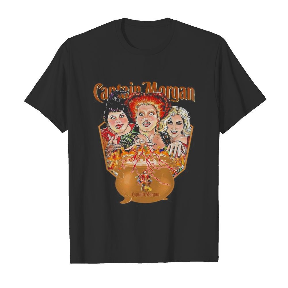 Halloween hocus pocus witch captain morgan shirt