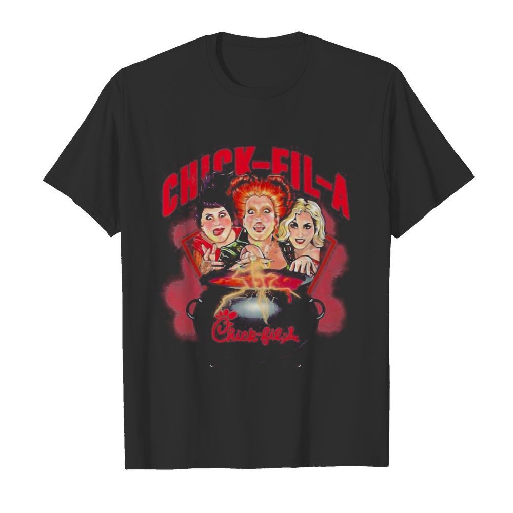 Halloween hocus pocus witch chick fil a shirt