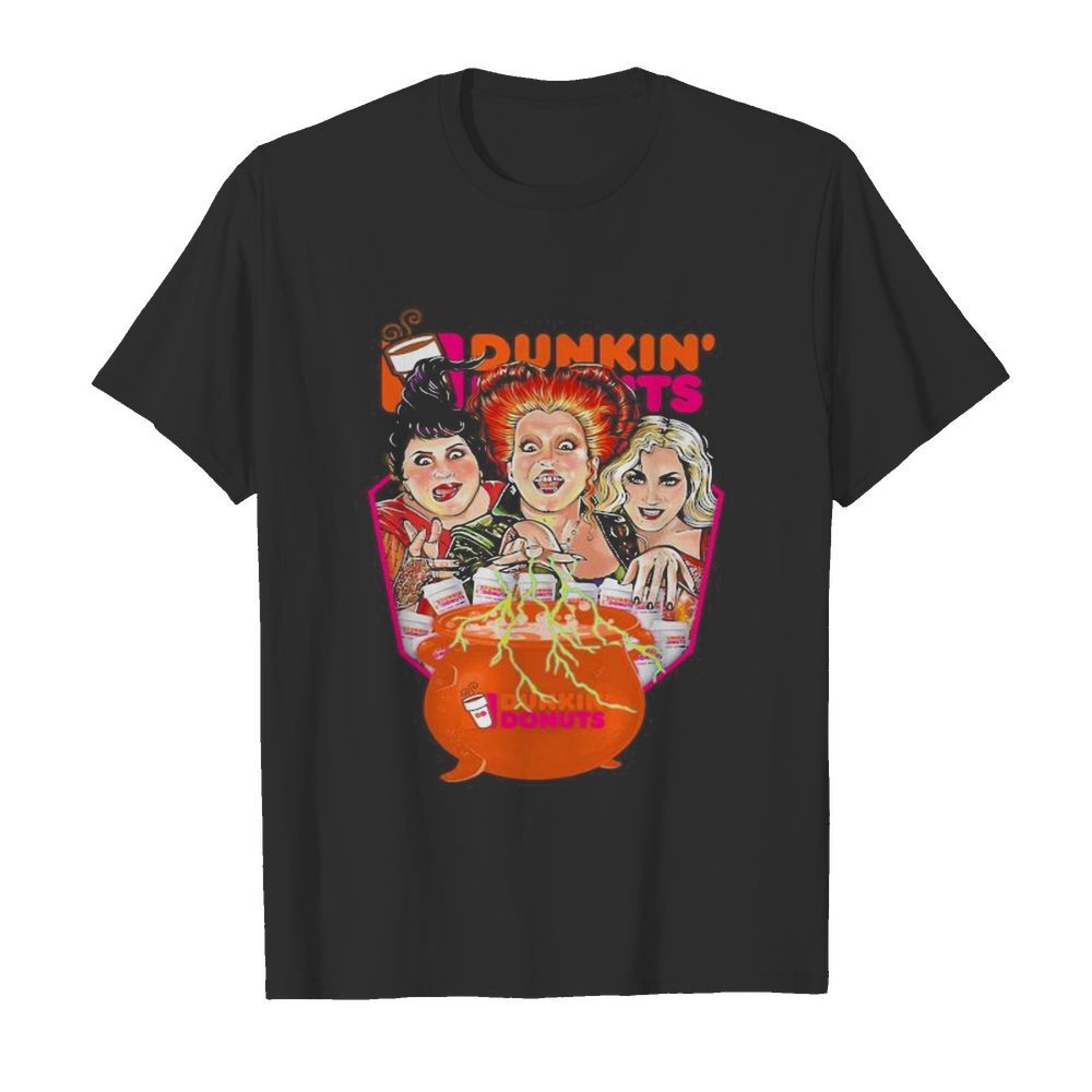 Halloween hocus pocus witch dunkin donuts shirt