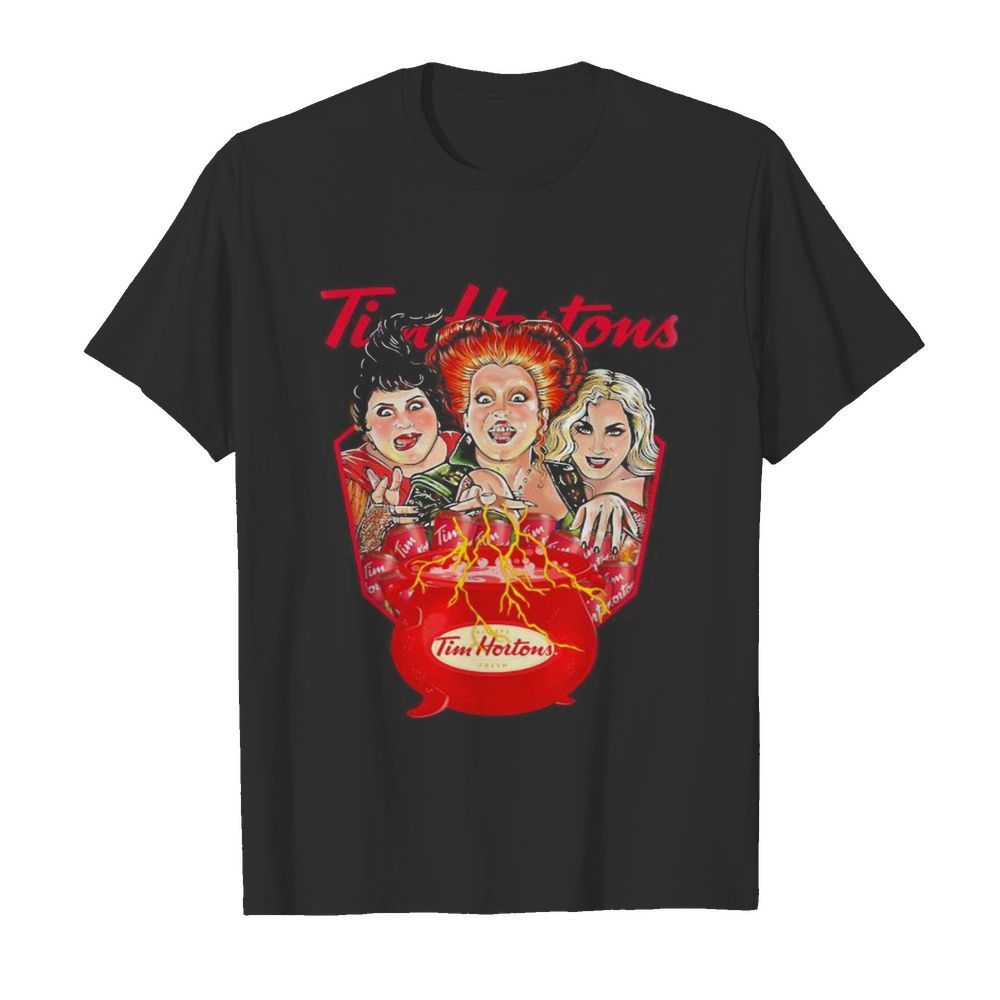 Halloween hocus pocus witch tim hortons shirt