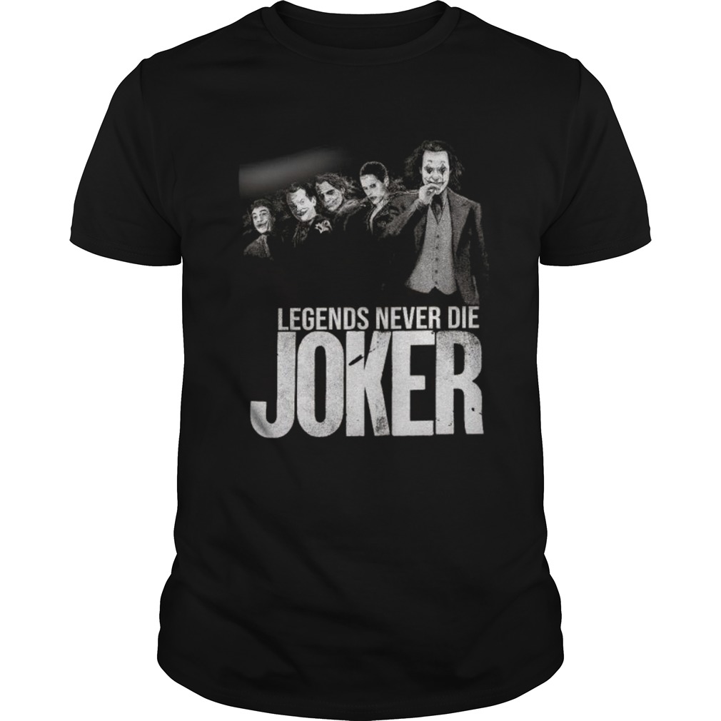 Halloween legends never die joker shirt