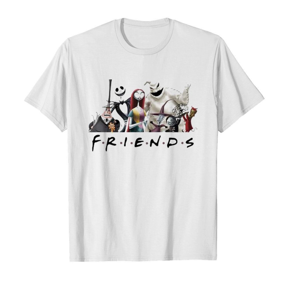 Halloween nightmare characters friends shirt