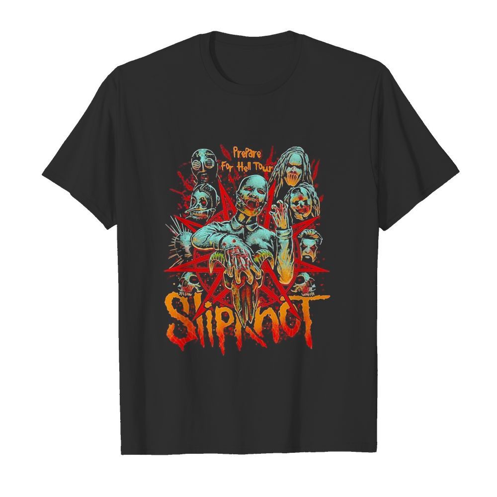 Halloween slipknot band horror prepare for hell tour shirt