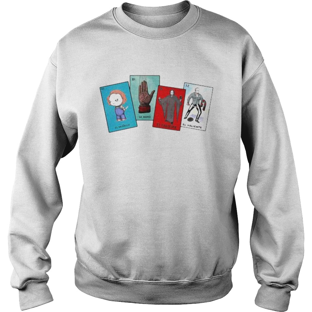 Halloween the characters horror card  Sweatshirt