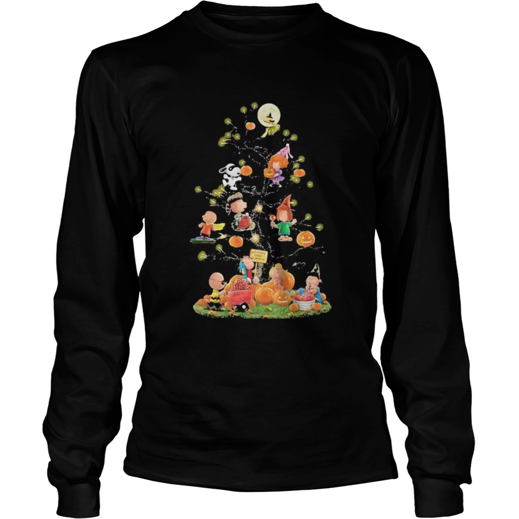 Halloween tree the peanuts pumpkin  Long Sleeve