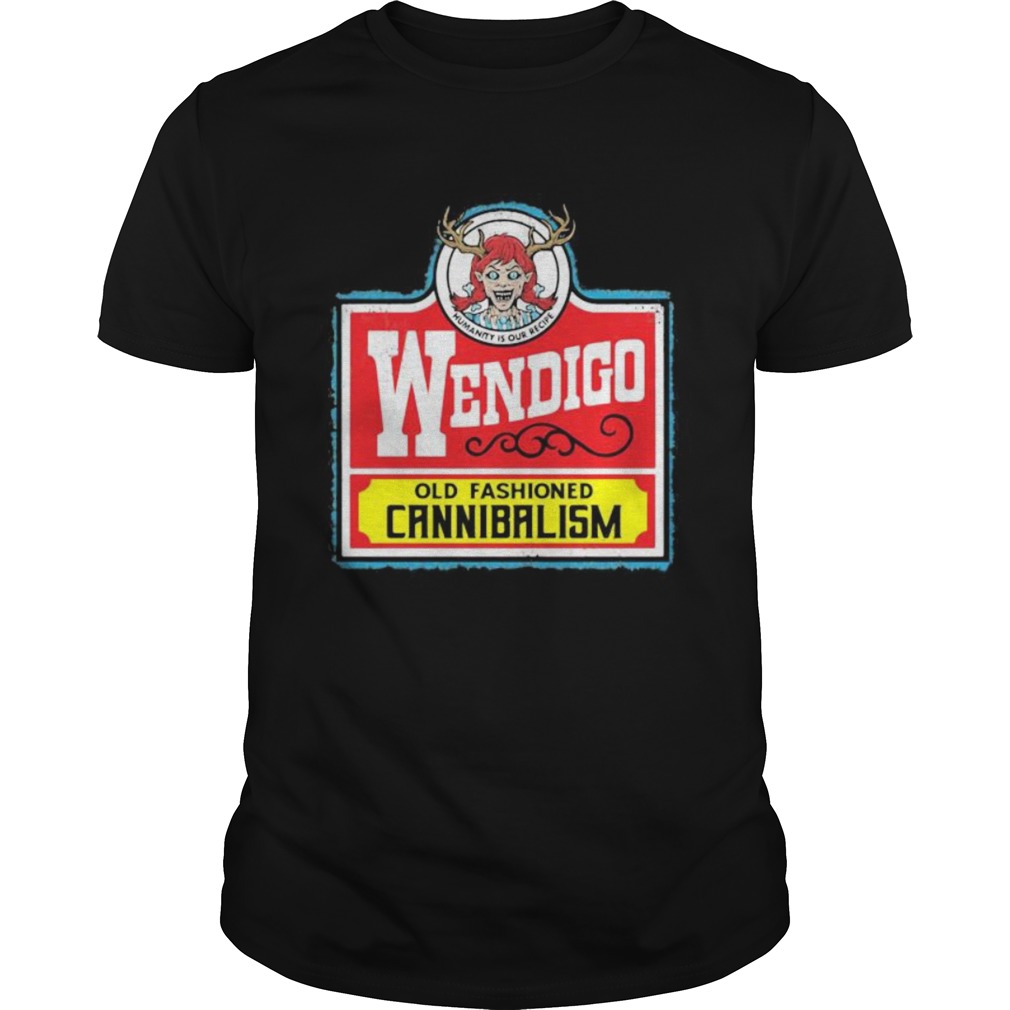 Halloween wendigo old fashioned cannibalism shirt