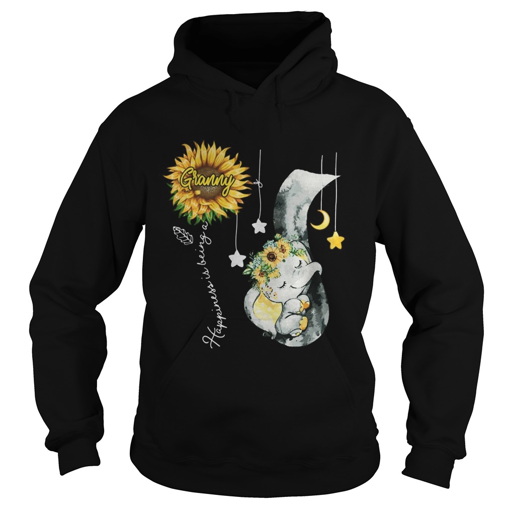 Happiness is being a granny Elephant Mothers Day  Hoodie