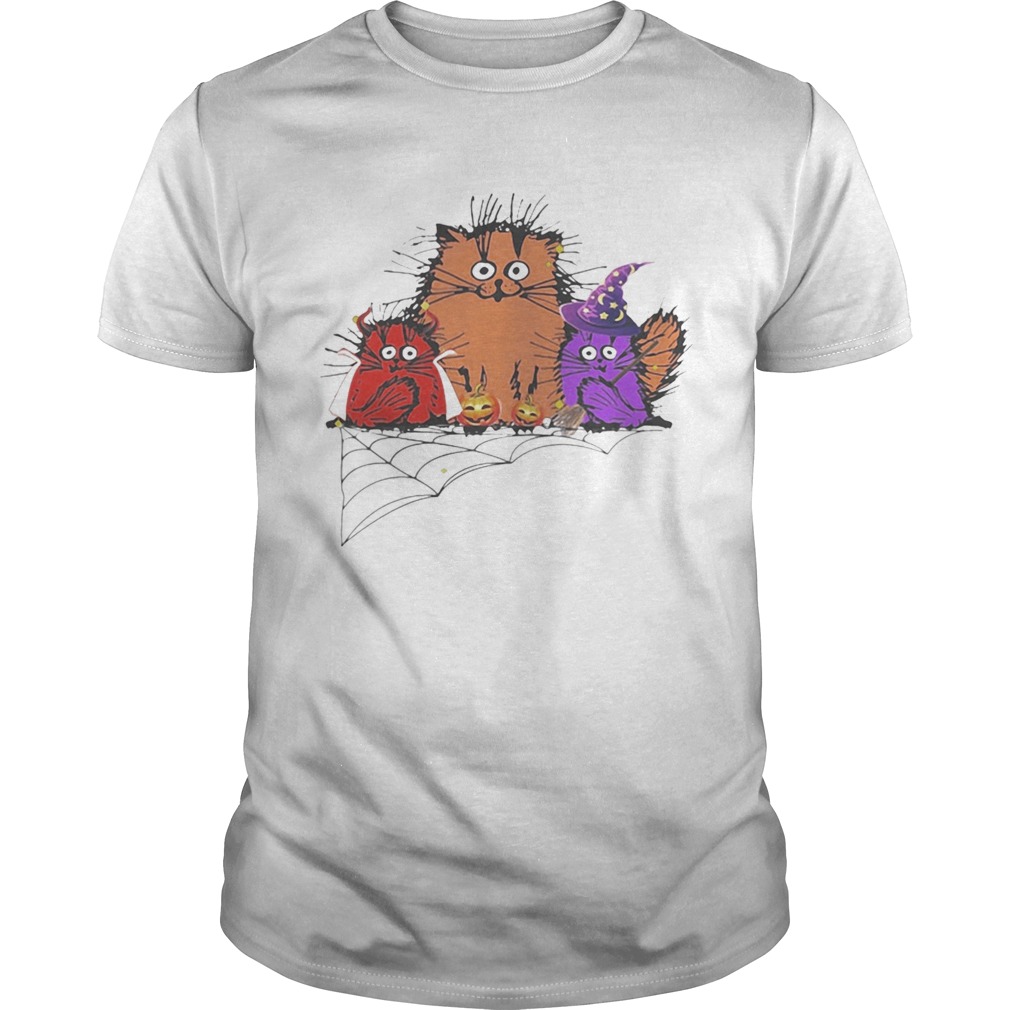 Happy halloween color cats pumpkin  Unisex