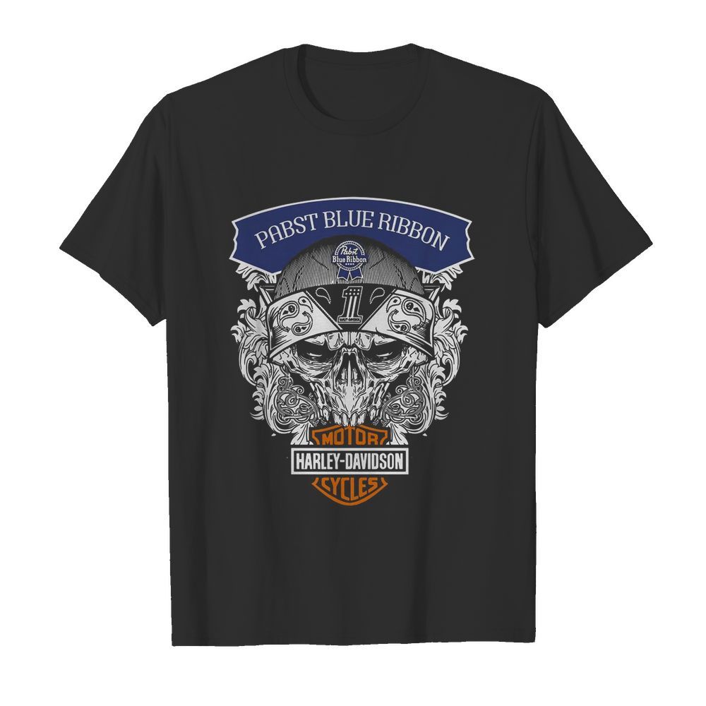 Harley Davidson Pabst Blue Ribbon  Classic Men's T-shirt