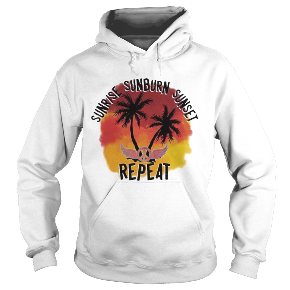 Hippie sunrise sunburn sunset repeat  Hoodie