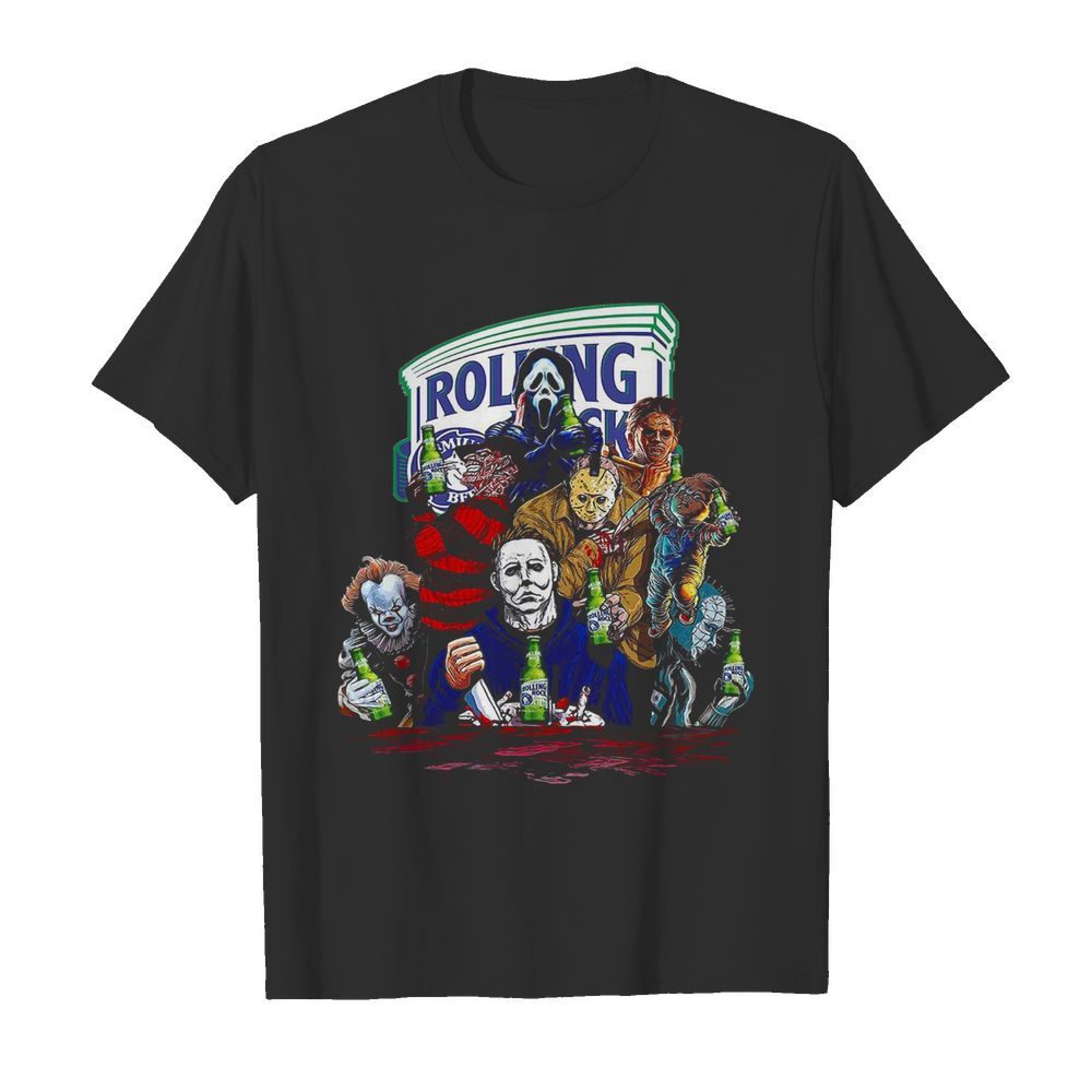 Horror Character Rolling Rock shirt