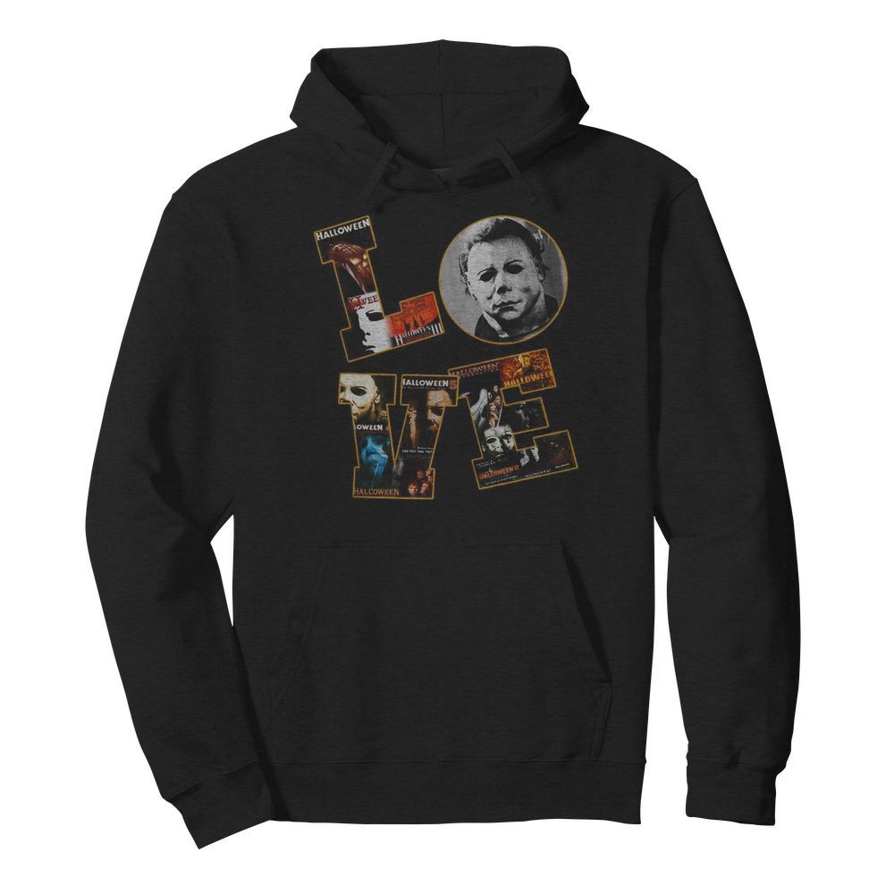 Horror Michael Myers Love Halloween  Unisex Hoodie