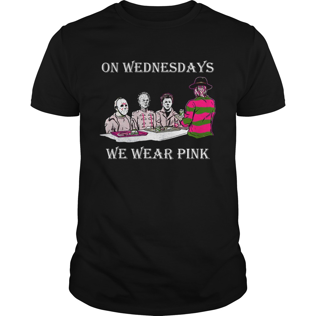 Horror Michael Myers On Wednesdays We Wear Pink  Unisex