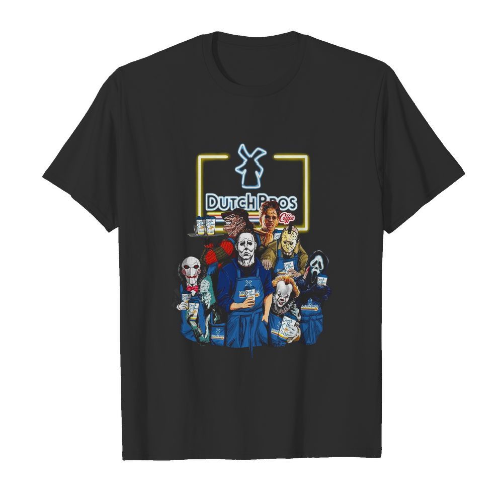 Horror Movie Character Dutch Bros Coffee  Classic Men's T-shirt