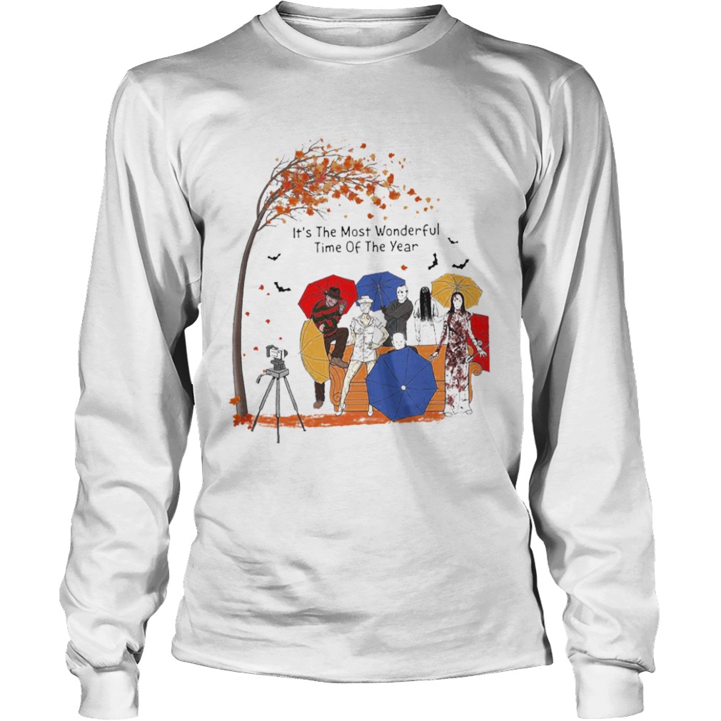 Horror Movie Character Its The Most Wonderful Time Of Year  Long Sleeve