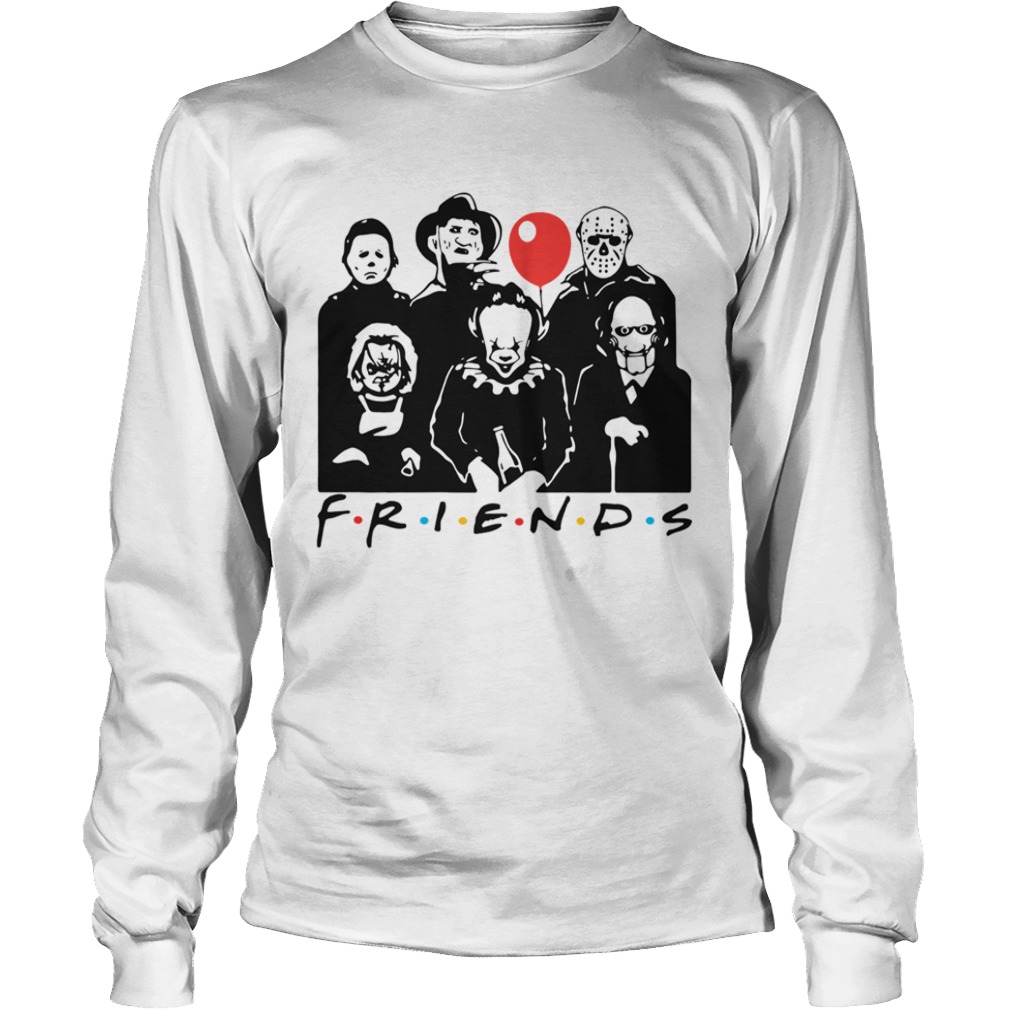 Horror character friends Halloween  Long Sleeve