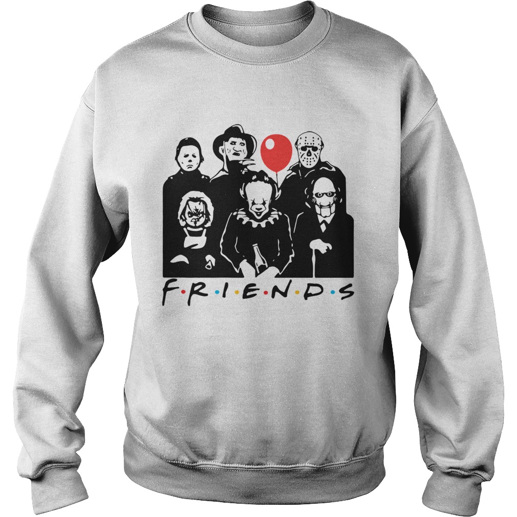 Horror character friends Halloween  Sweatshirt