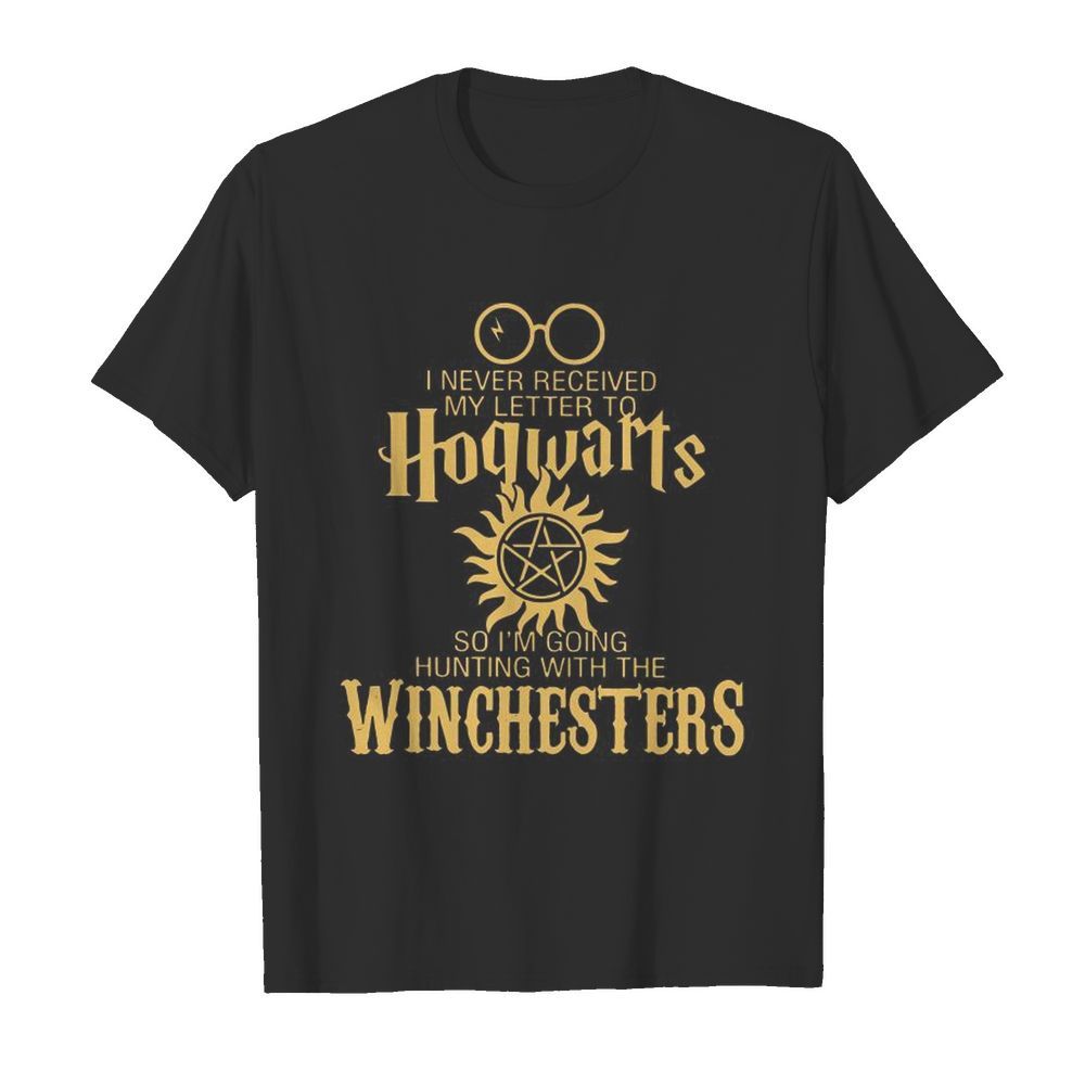 I Never Received My Letter To Hogwarts So I’m Going Hunting With The Winchesters  Classic Men's T-shirt