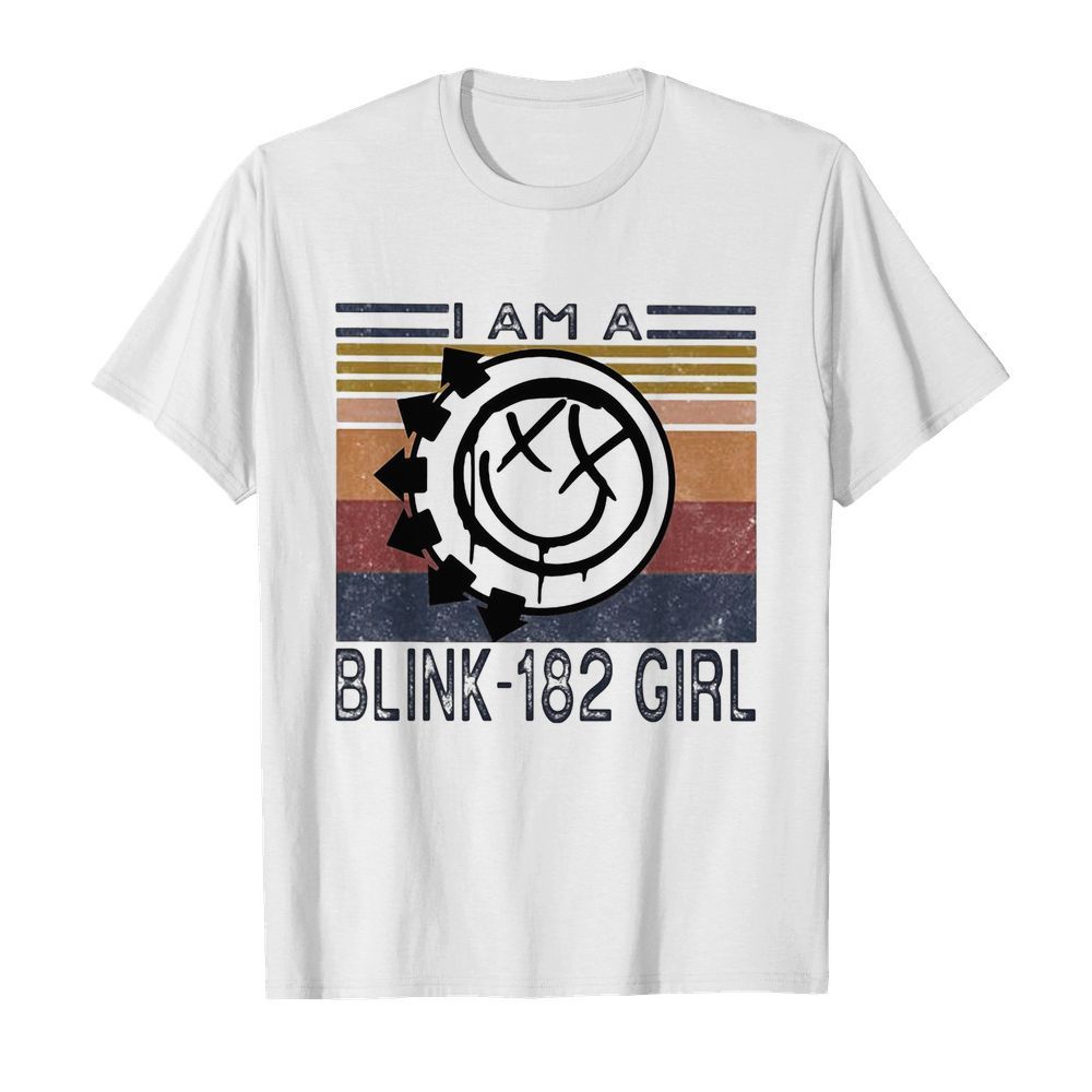 I am a blink 182 girl vintage retro shirt