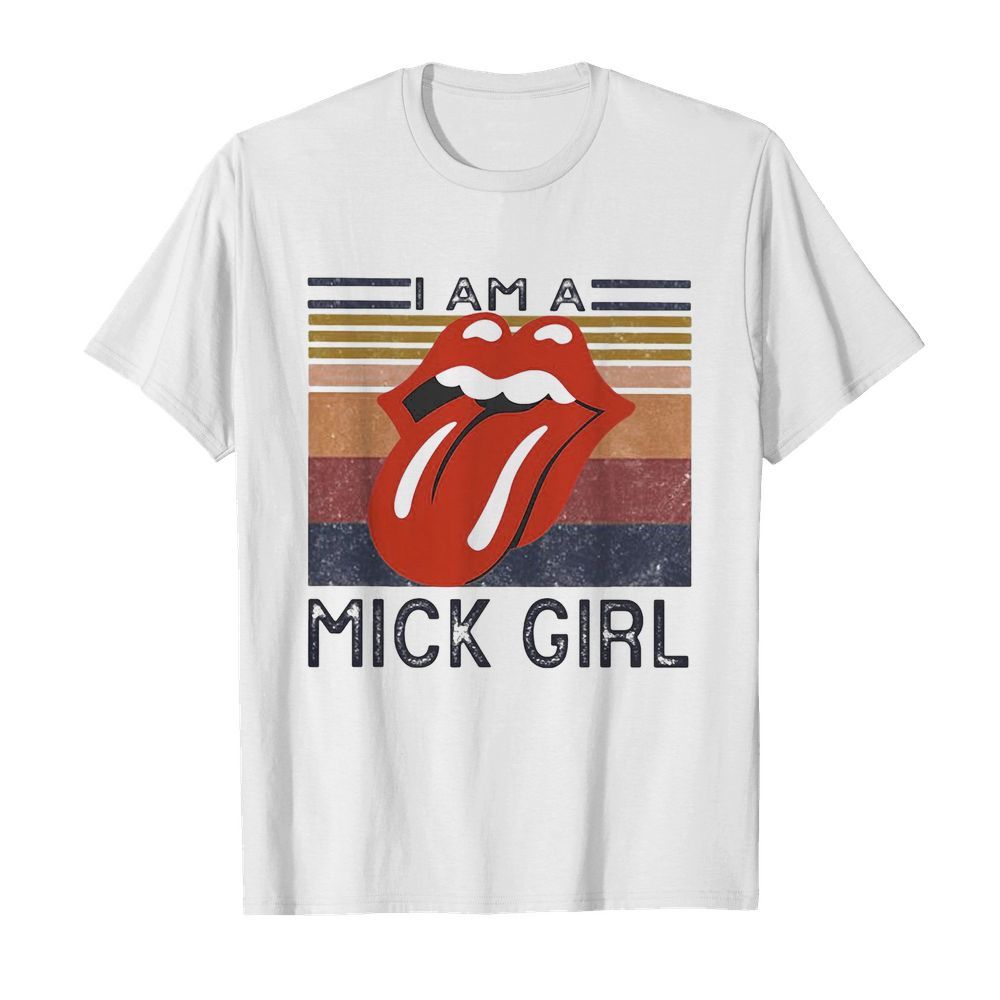 I am a mick girl vintage retro shirt