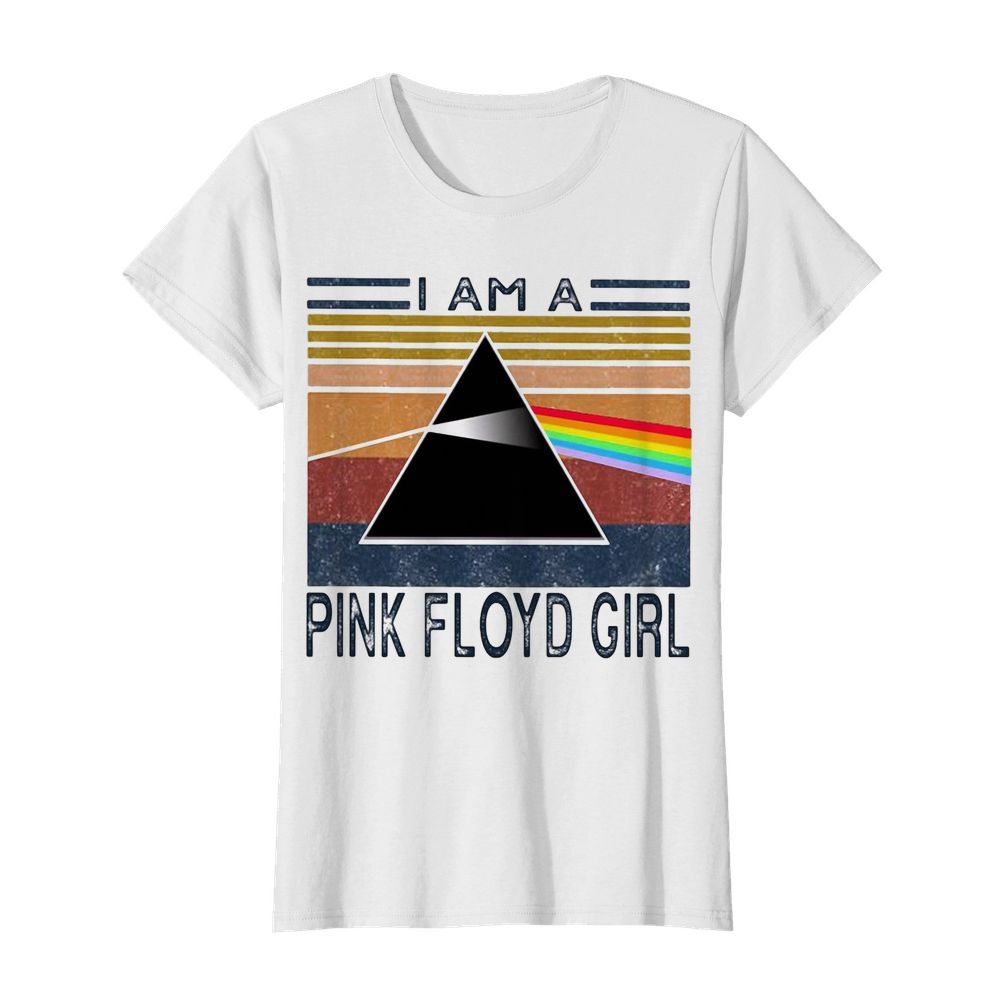 I am a pink floyd girl vintage retro  Classic Women's T-shirt