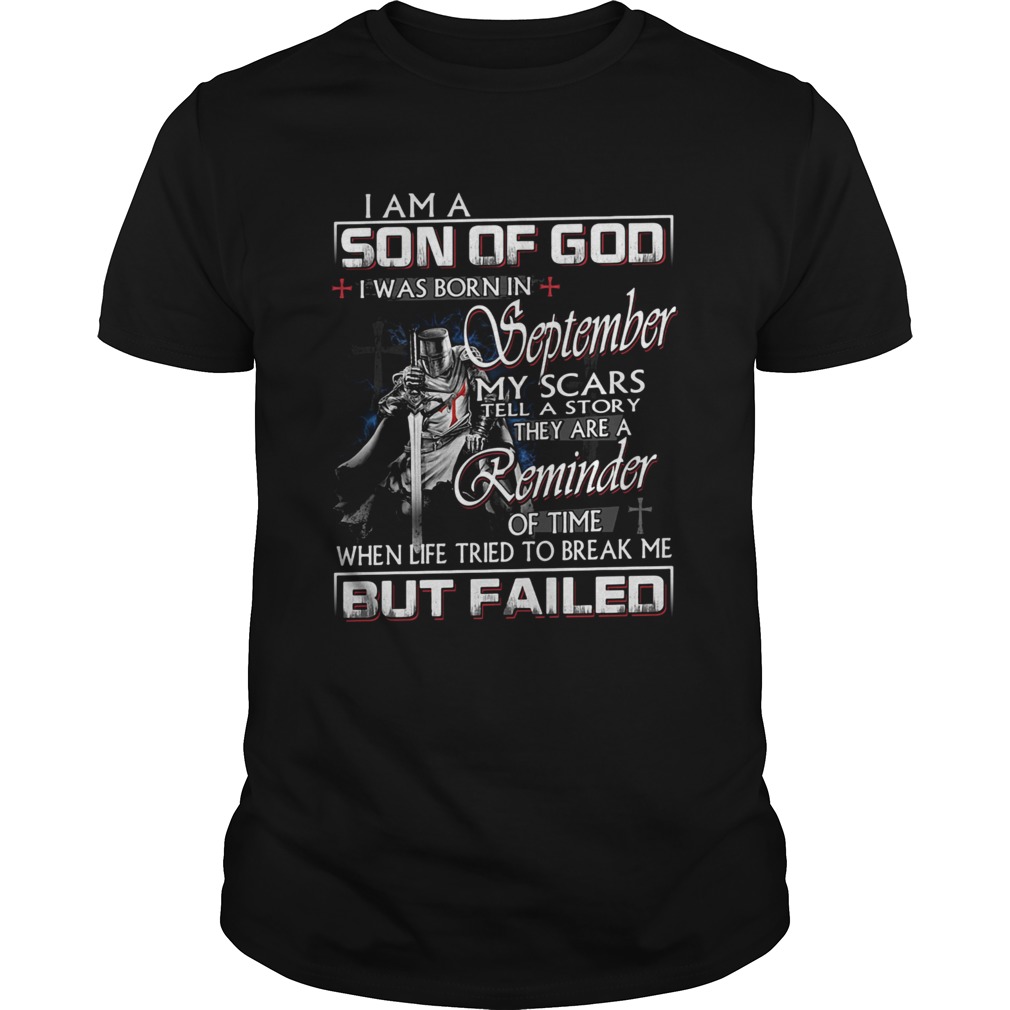 I am a son of god september my scars tell a story they are a reminder of time when life tried to br