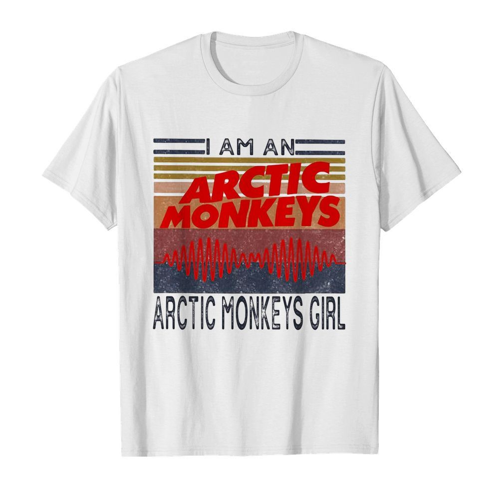 I am an arctic monkeys girl vintage retro shirt