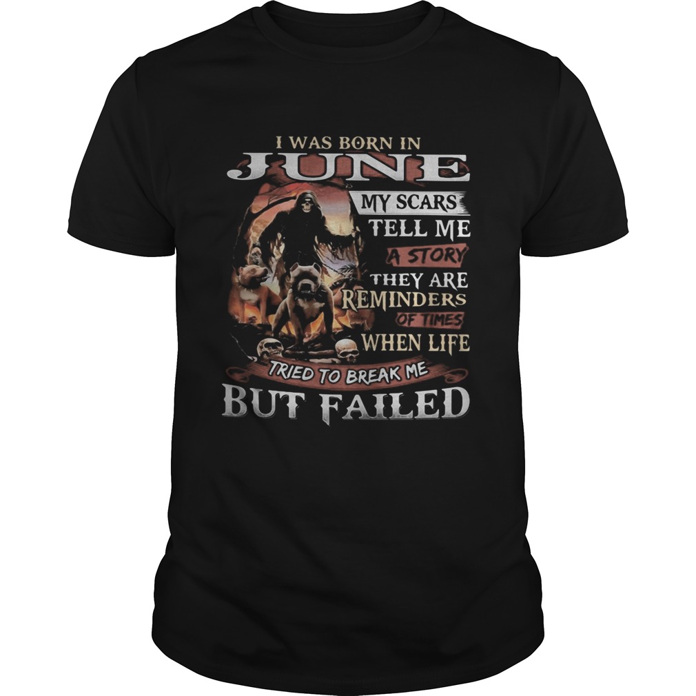 I was born in June my scars tell me a story they are reminders of times when life tried to break me