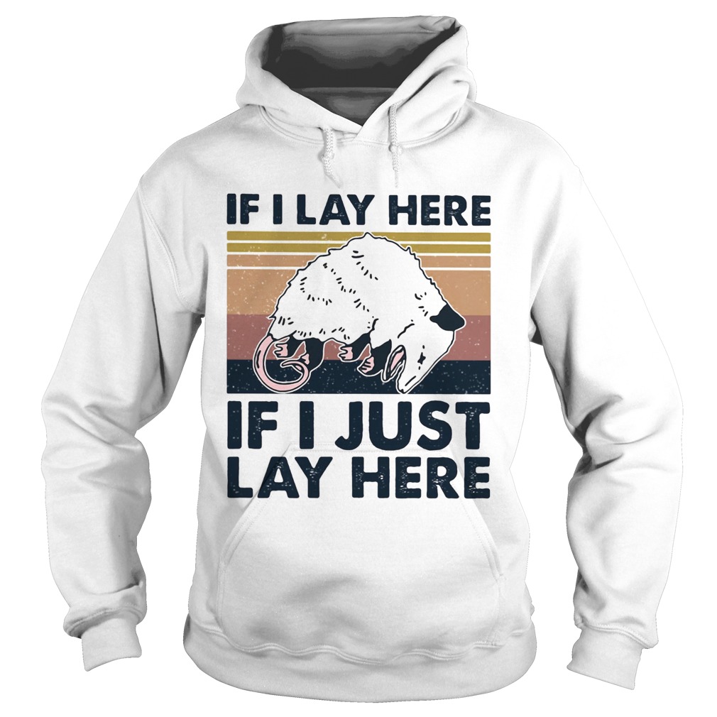 If i lay here if i just lay here vintage retro  Hoodie