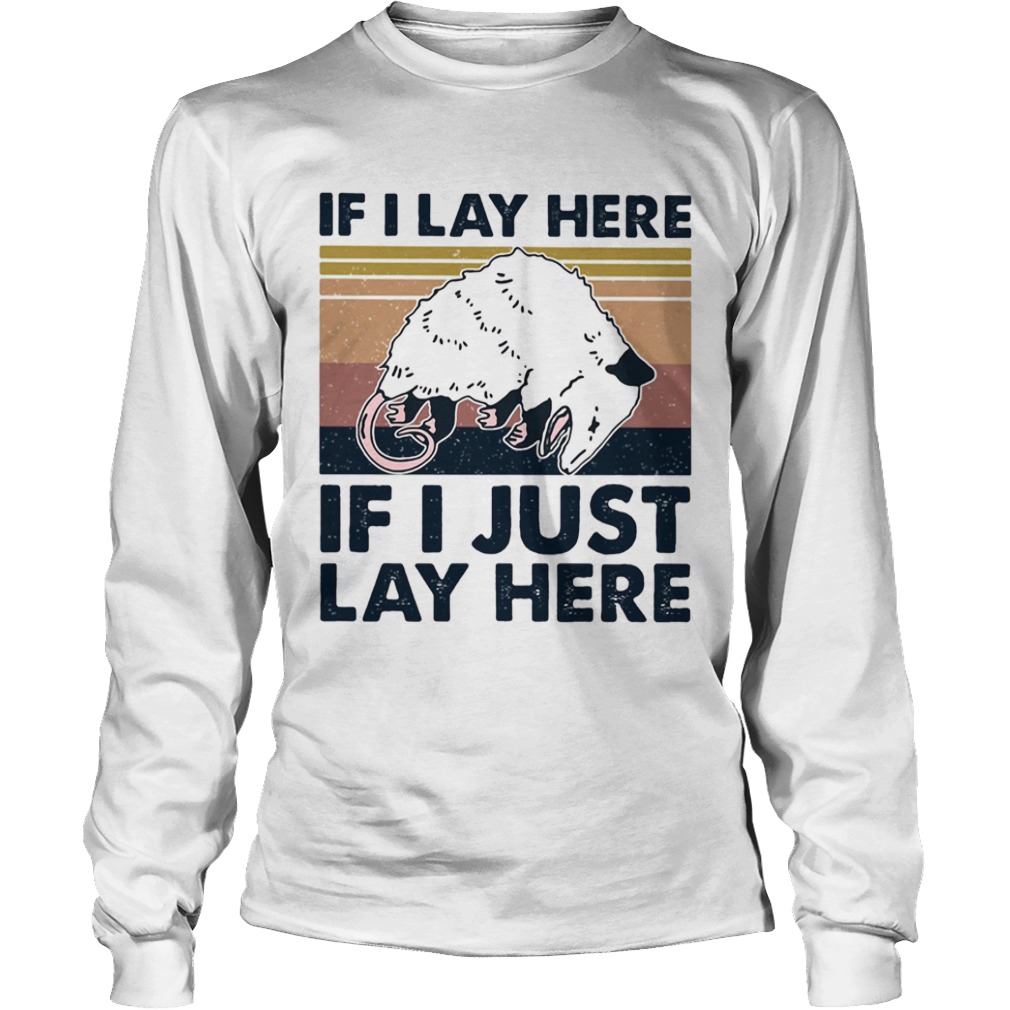 If i lay here if i just lay here vintage retro  Long Sleeve