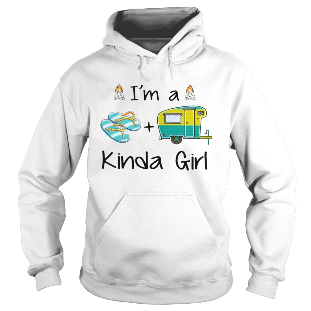 Im A Flip Flop And Camping Kinda Girl  Hoodie