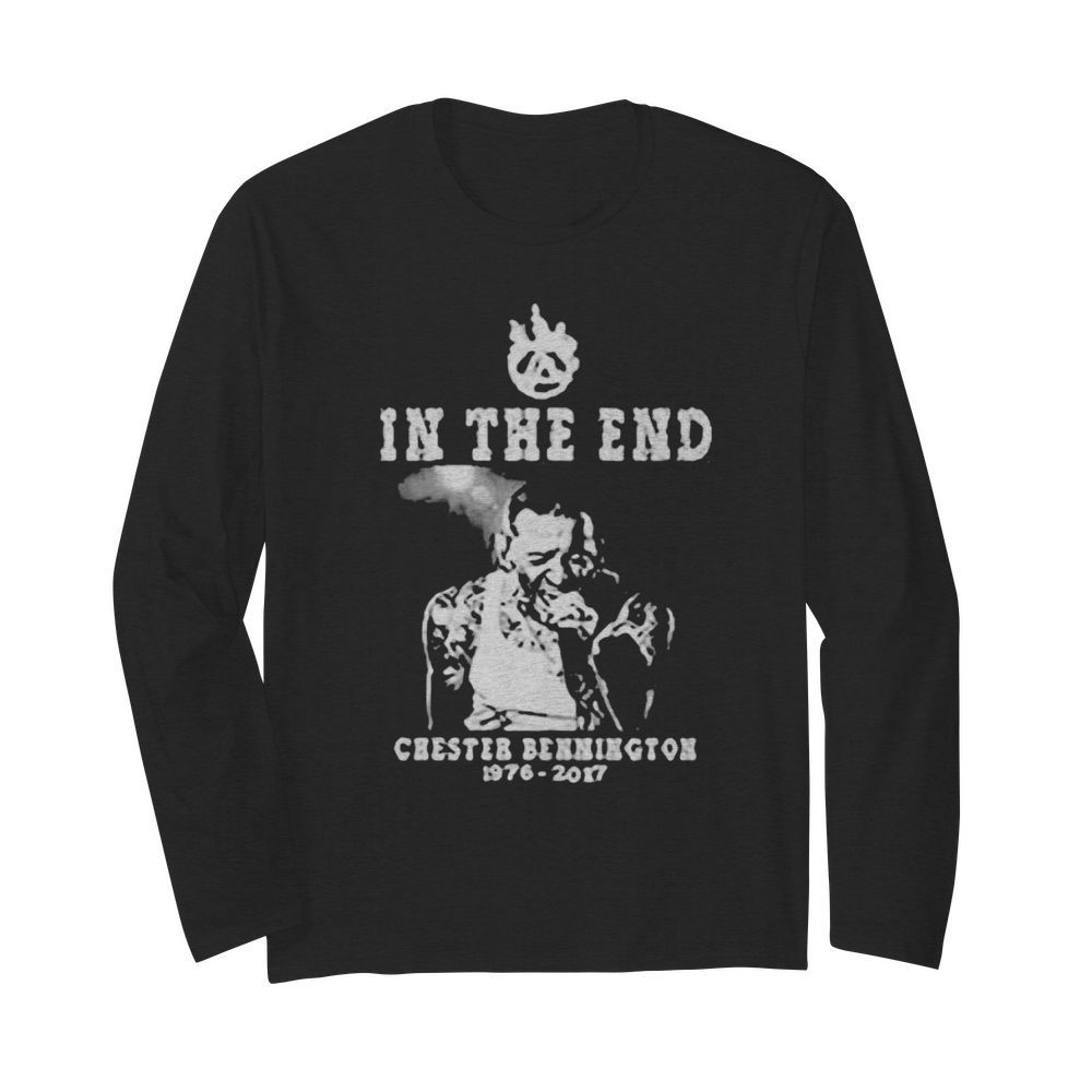 In the end chester bennington 1976 2017  Long Sleeved T-shirt 