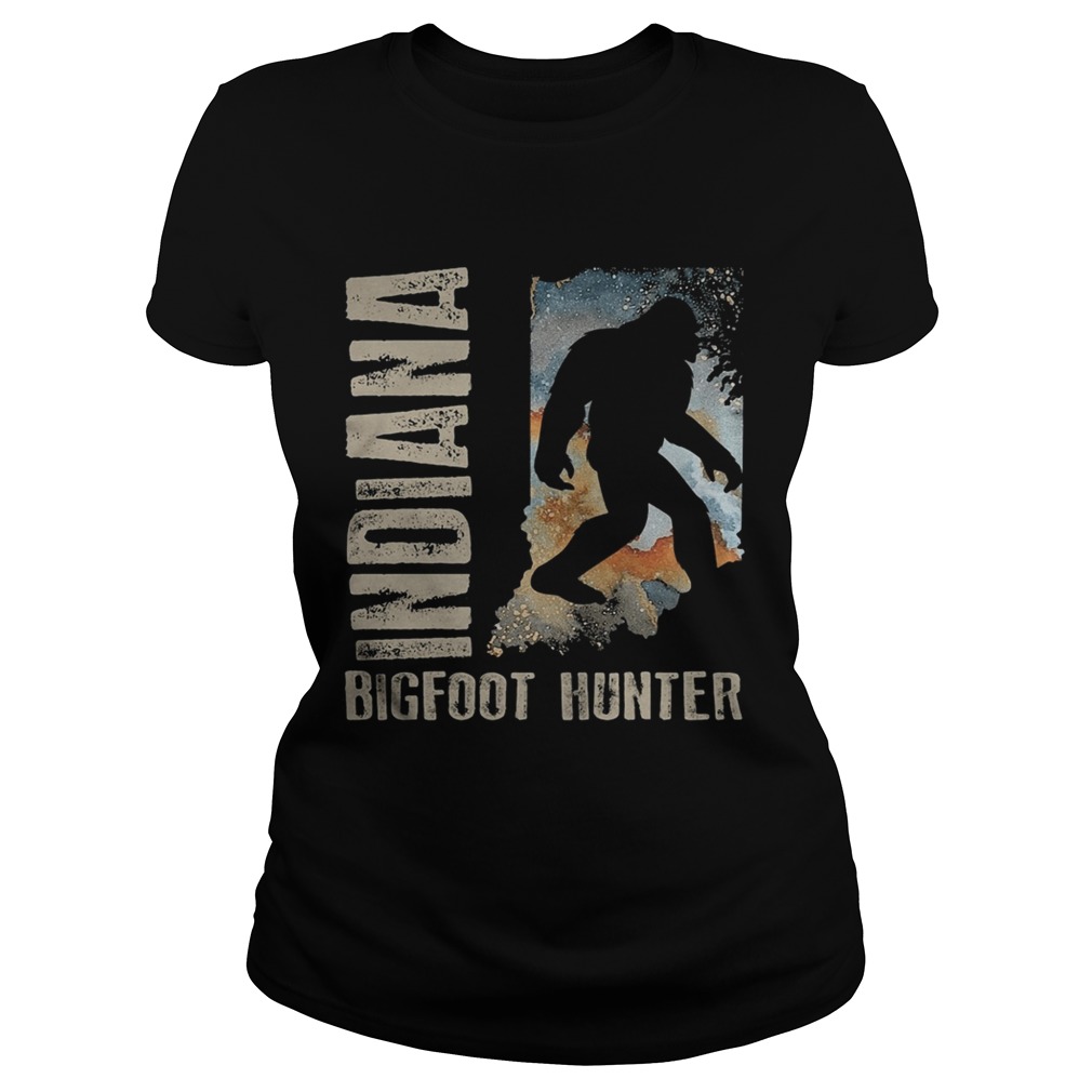 Indiana bigfoot hunter sunset  Classic Ladies