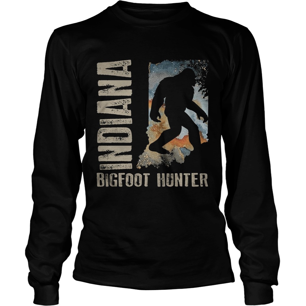 Indiana bigfoot hunter sunset  Long Sleeve