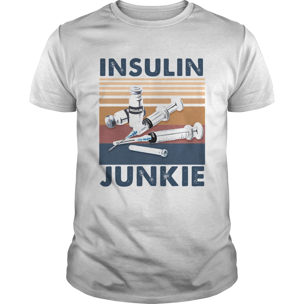 Insulin Junkie Vintage Retro shirt