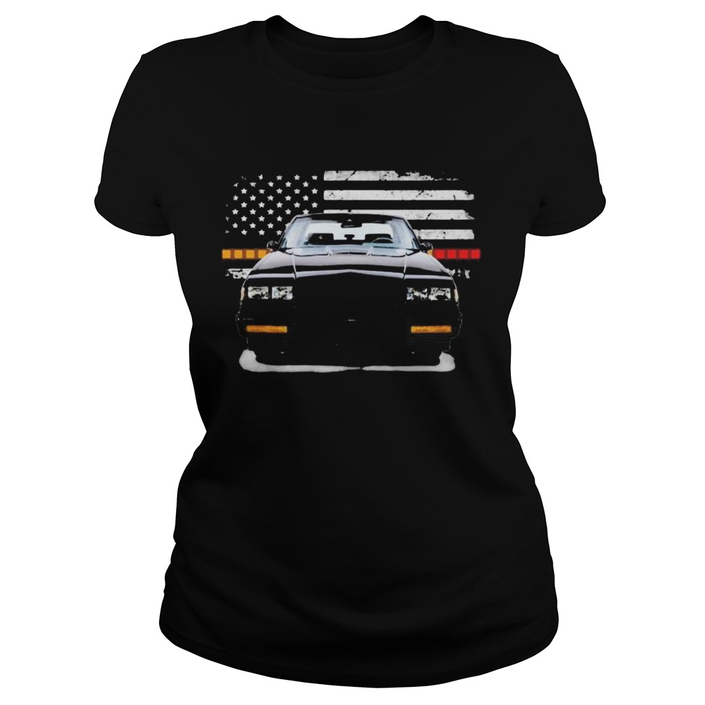 Intercooled making car american flag independence day  Classic Ladies