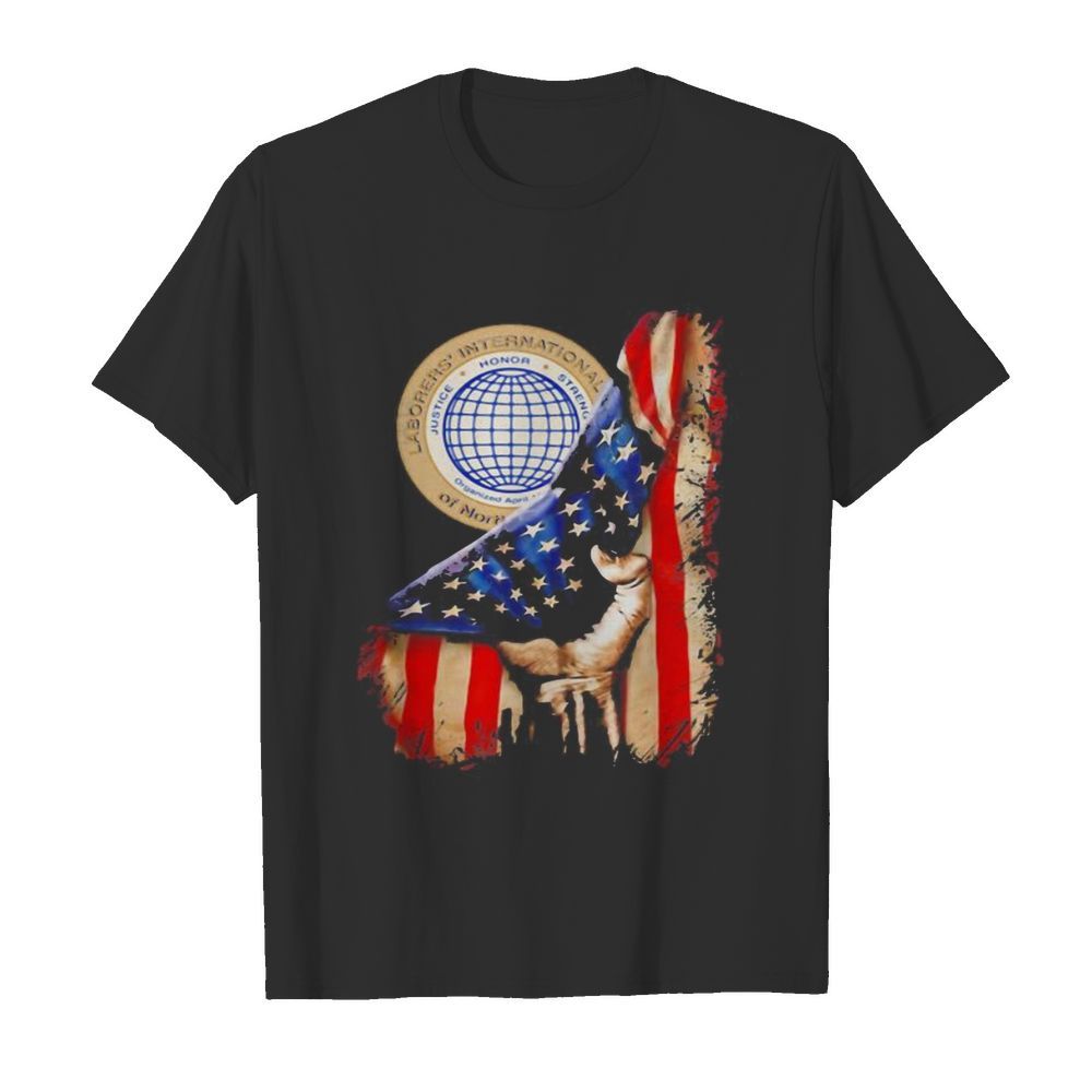 International union of north america american flag independence day shirt