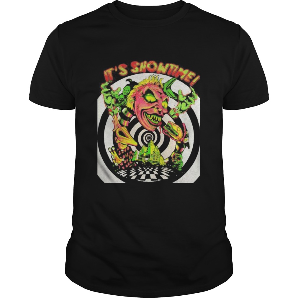 Its showtime funny beetlejuice halloween shirt