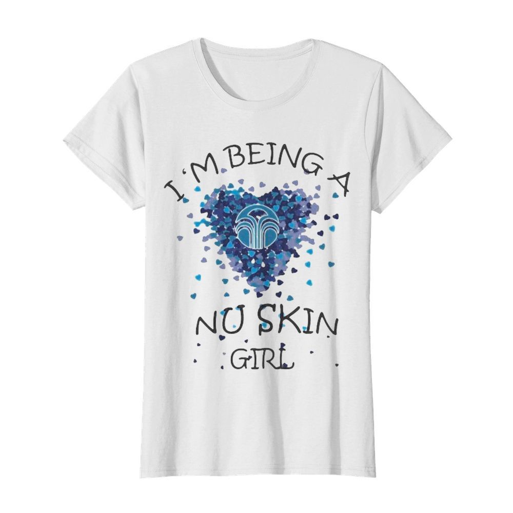 I’m being a nu skin girl hearts  Classic Women's T-shirt