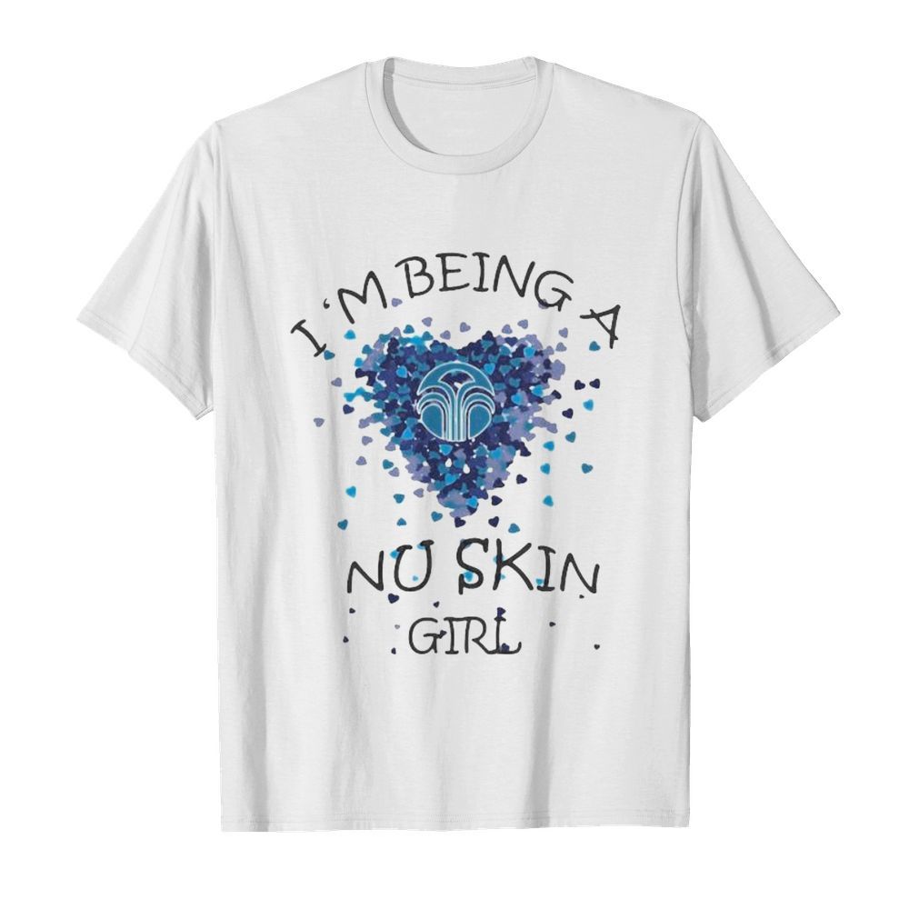 I’m being a nu skin girl hearts  Classic Men's T-shirt