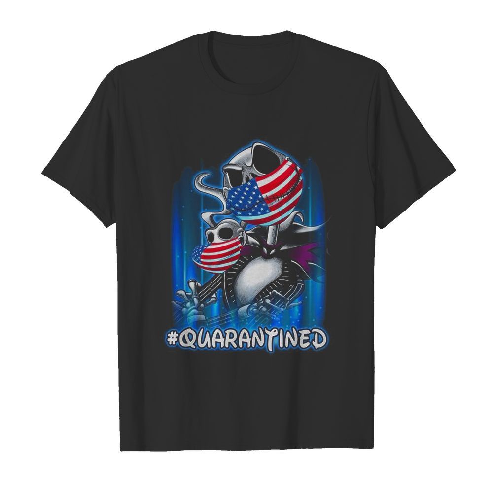 Jack Skellington And Zero Masked #Quarantined shirt