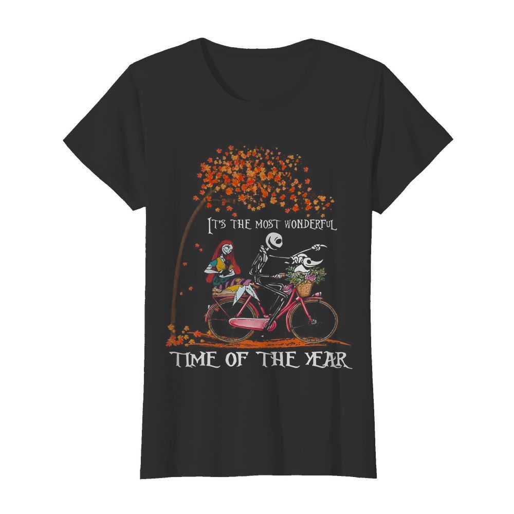 Jack Skellington and Sally It’s The Wonderful Time Of The Year  Classic Women's T-shirt