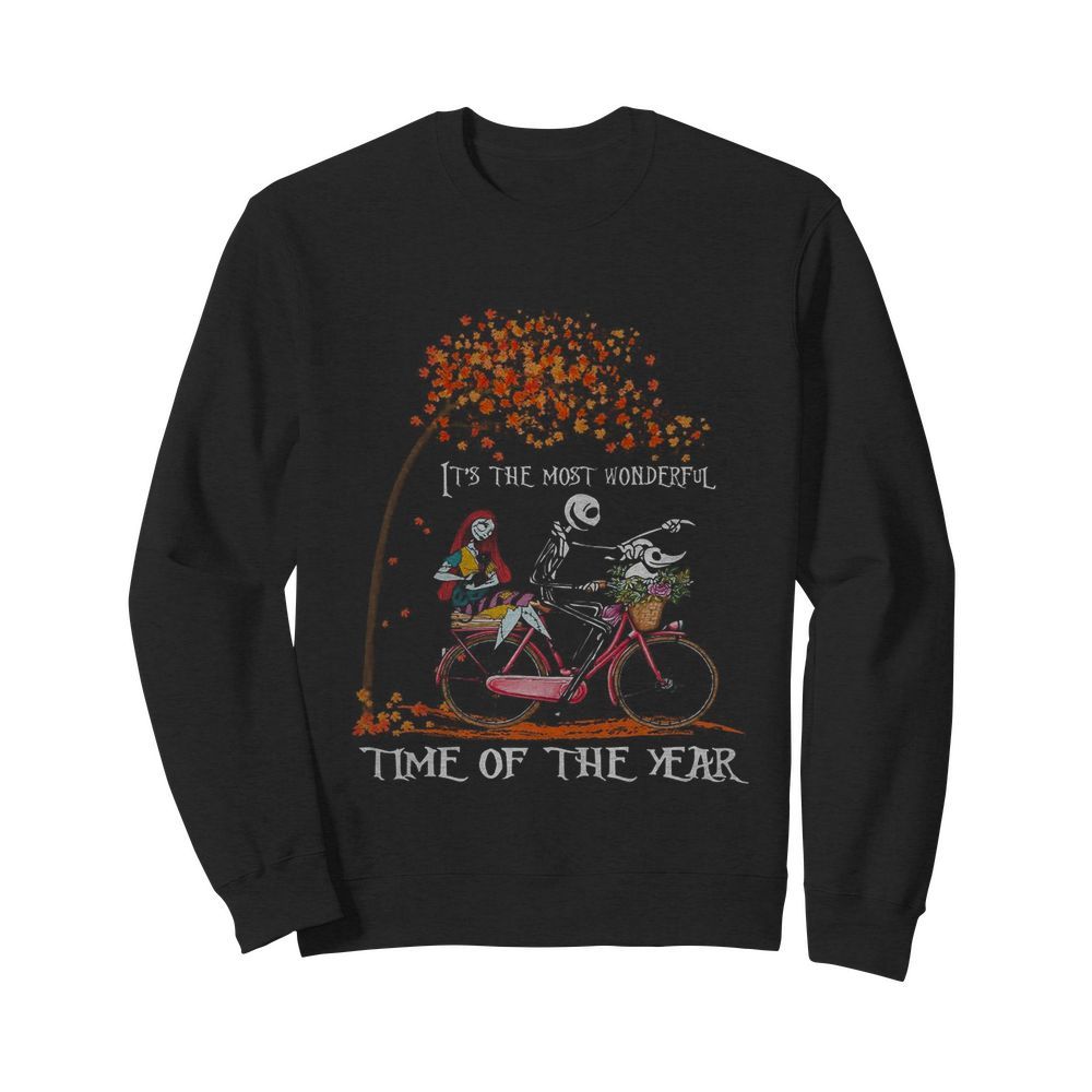 Jack Skellington and Sally It’s The Wonderful Time Of The Year  Unisex Sweatshirt