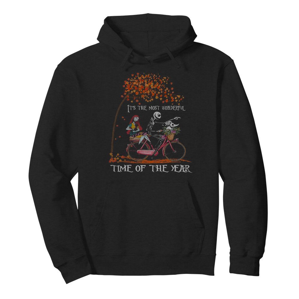 Jack Skellington and Sally It’s The Wonderful Time Of The Year  Unisex Hoodie