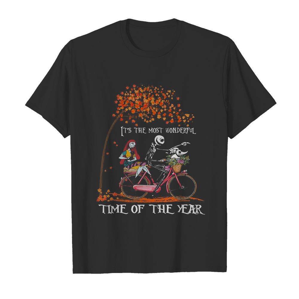 Jack Skellington and Sally It’s The Wonderful Time Of The Year  Classic Men's T-shirt