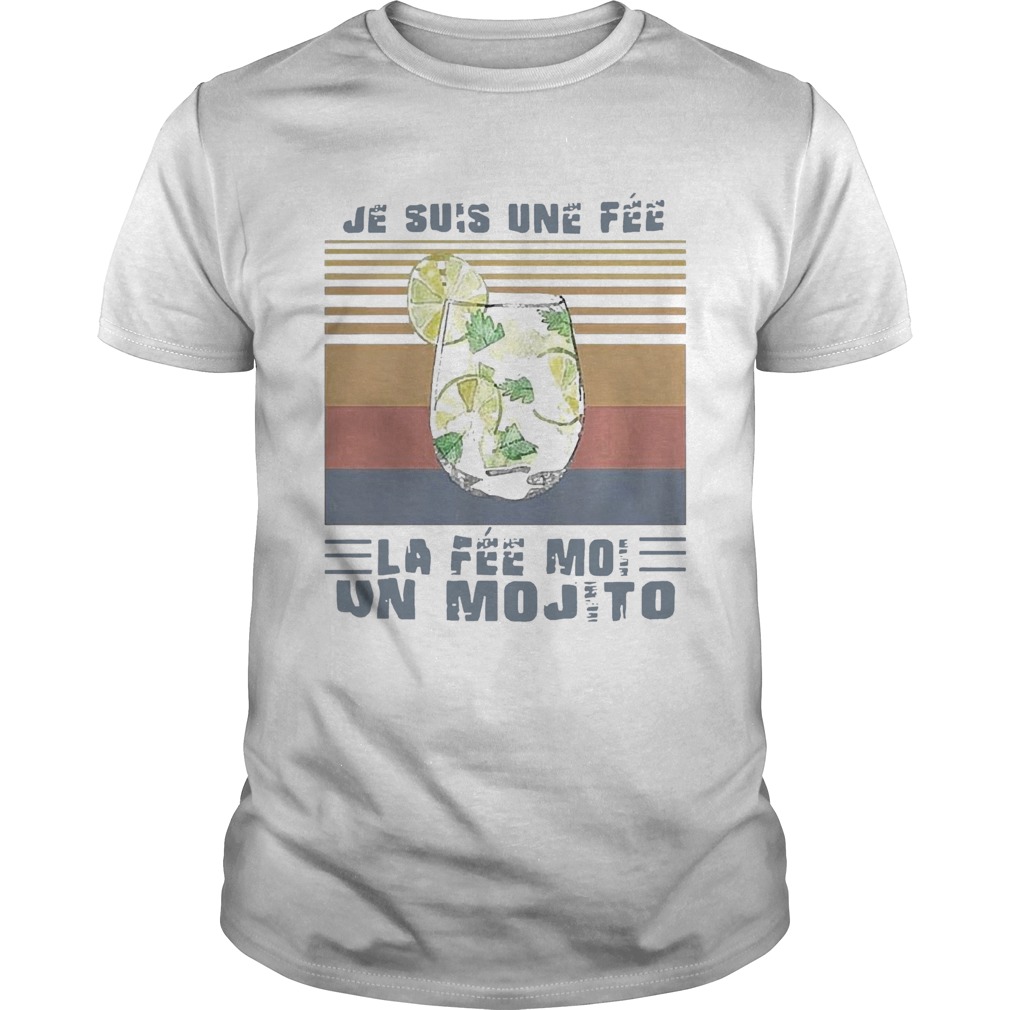 Je Suis Une Fee La Fee Moi Un Mojito Vintage  Unisex