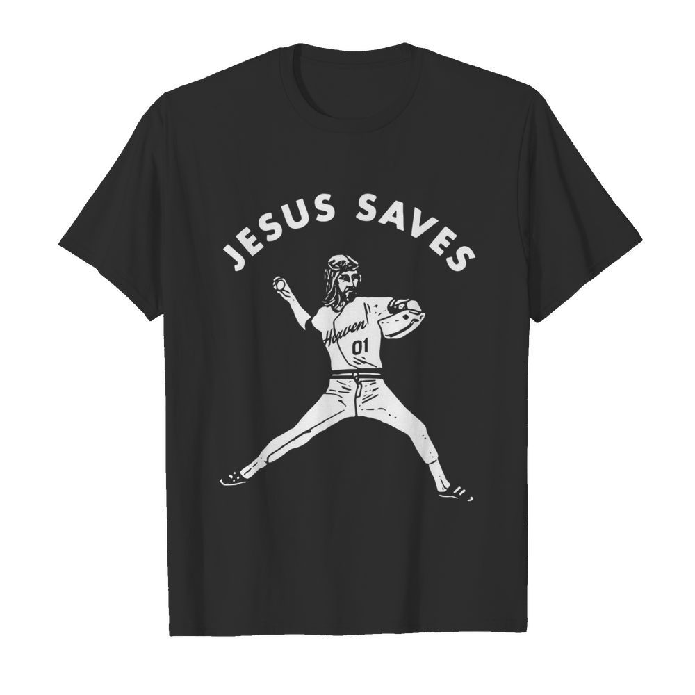 Jesus Saves Baseball shirt