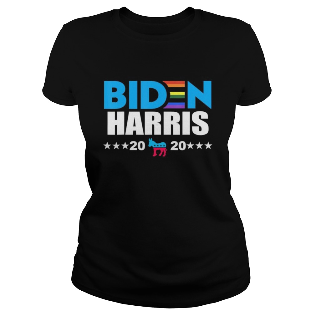 Joe Biden 2020 Biden Harris Rainbow Gay Pride LGBT  Classic Ladies