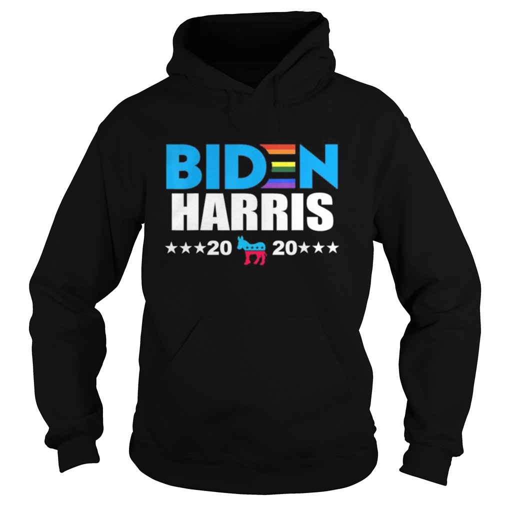 Joe Biden 2020 Biden Harris Rainbow Gay Pride LGBT  Hoodie